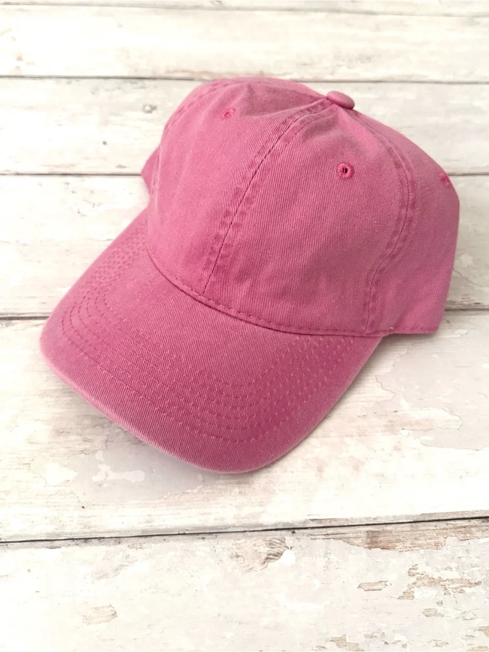 Madewell 100% Cotton Light Pink Baseball Hat Cap Womens Adj Size NEW